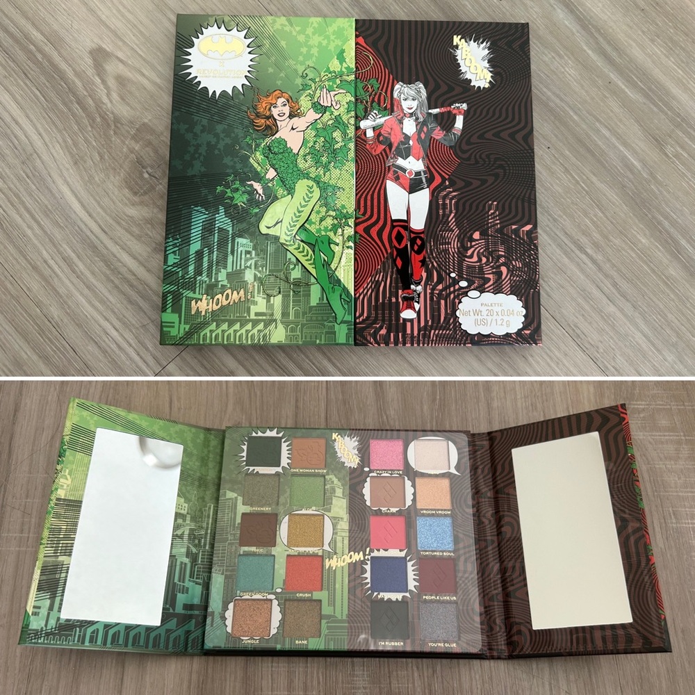 COPY - NWT Makeup Revolution X DC Gotham City Comic Palette Poison Ivy and Harl…